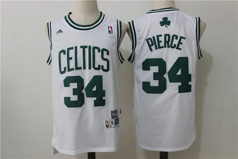 Basketball Jersey For All Types Of Play-Celtics 34 Paul Pierce White Hardwood Classics Swingman Basketball Jersey