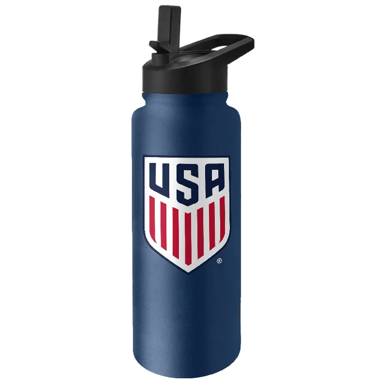 Team Mug For Father’s Day-US Mens Soccer 34oz Logo Quencher Bottle