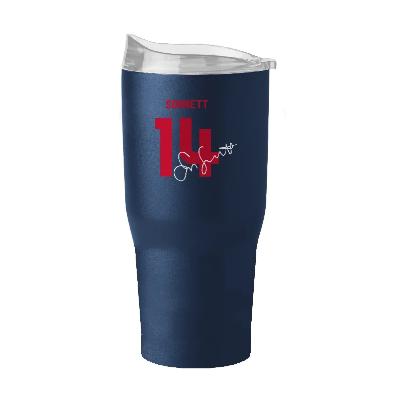 Team Mug With Bluetooth Speaker-US Womens Soccer Emily Sonnett 30oz Powder Coat Tumbler