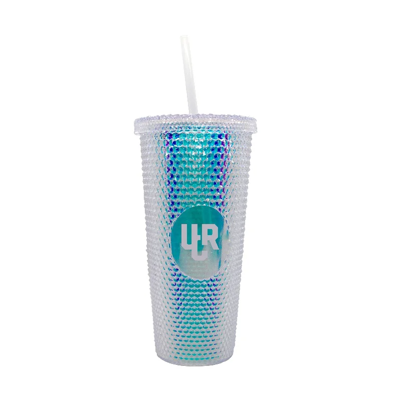 Team Mug For Office-California Riverside 24oz Iridescent Studded Tumbler