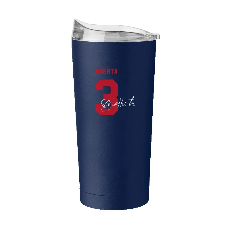 Team Mug For Managers-US Womens Soccer Sofia Huerta 20oz Powder Coat Tumbler