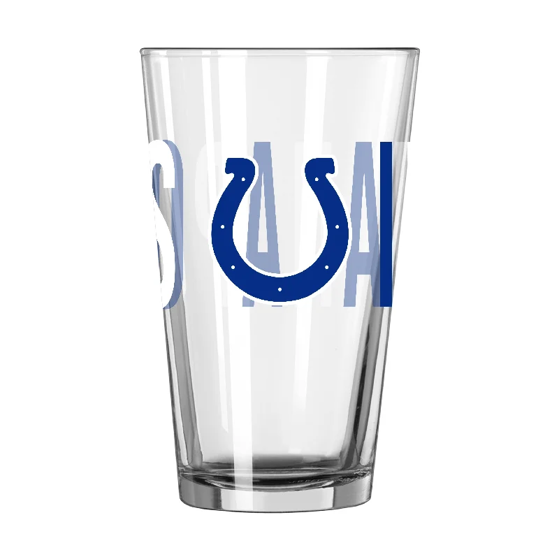 High School Team Mug-Indianapolis Colts 16oz Overtime Pint Glass