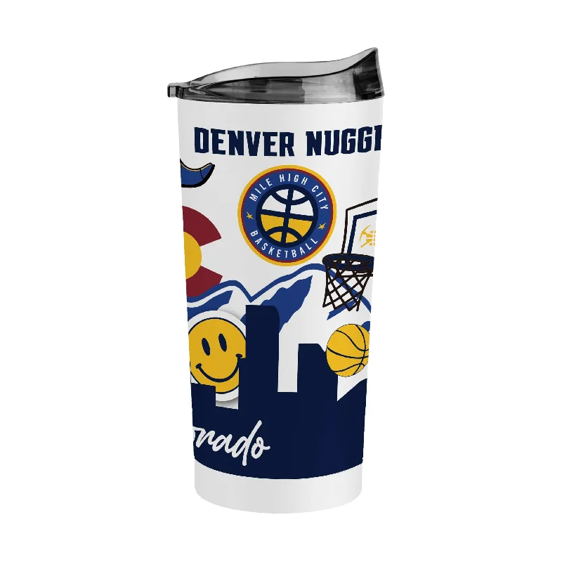 Team Mug For Tailgating-Denver Nuggets 20oz Native Powder Coat Tumbler