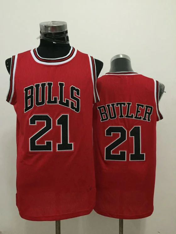 Basketball Jersey For Practice Sessions-Bulls 21 Butler Red New Revolution 30 Basketball Jerseys