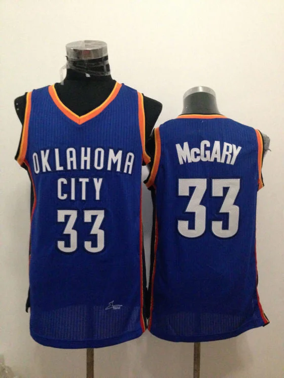 Basketball Jersey With Vivid Colors-Thunder 33 McGary Blue New Revolution 30 Basketball Jerseys