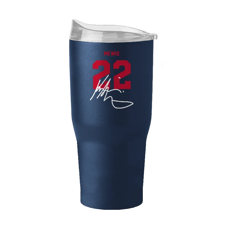 Team Mug With QR Code-US Womens Soccer Kristie Mewis 30oz Powder Coat Tumbler