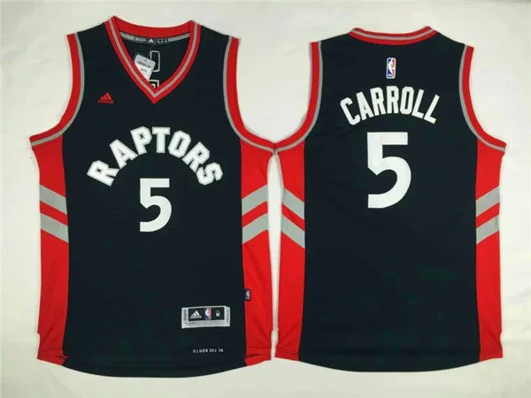 Basketball Jersey With Athletic Fit-Raptors 5 DeMarre Carroll Black Swingman Basketball Jersey