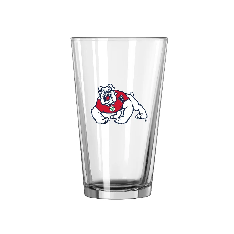 Baseball Team Mug-Fresno State 16oz Logo Pint Glass