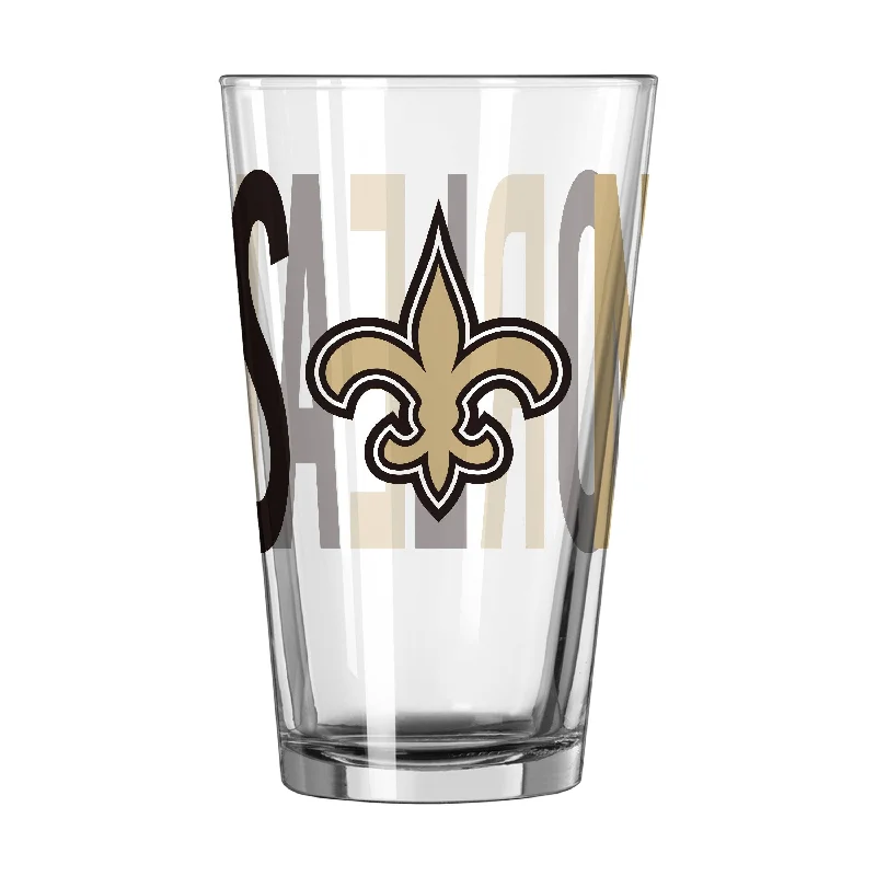 Golf Team Mug-New Orleans Saints 16oz Overtime Pint Glass