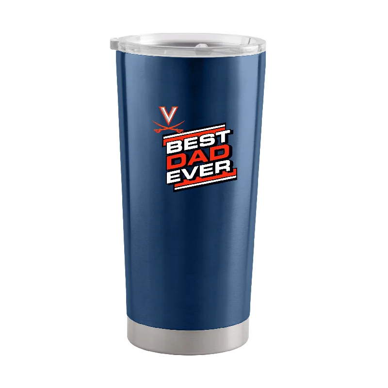 Team Mug For Road Trips-Virginia 20oz Best Dad Ever. Stainless Tumbler