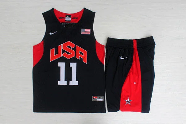 Basketball Jersey With Seamless Fit-USA 11 Kevin Love Blue 2012 Dream Team Basketball Jersey(With Shorts)