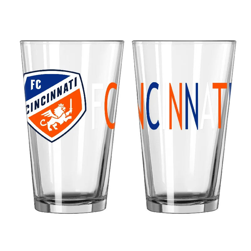 Modern Team Mug-FC Cincinnati 16oz Overtime Pint Glass