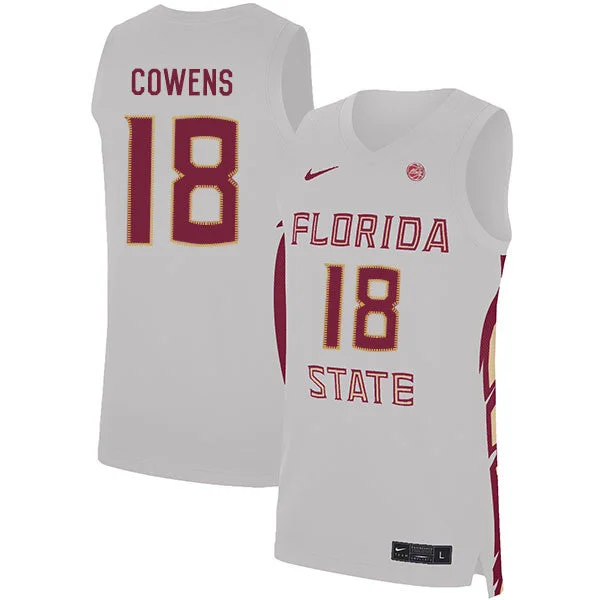 Basketball Jersey With Advanced Technology-Florida State Seminoles 18 Dave Cowens White Basketball College Basketball Jersey