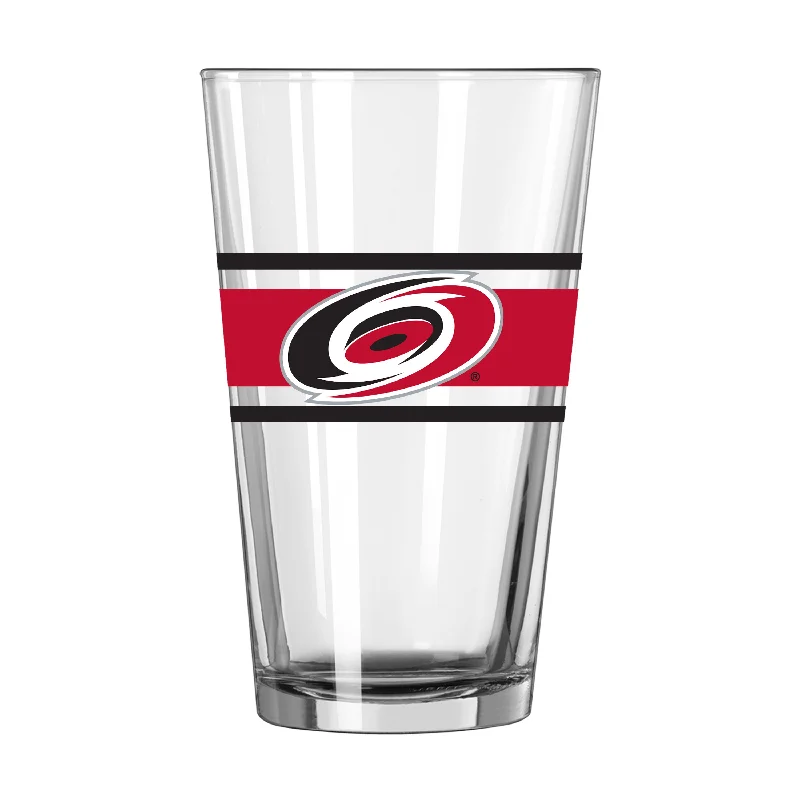 Official Team Mug-Carolina Hurricanes 16oz Stripe Pint Glass