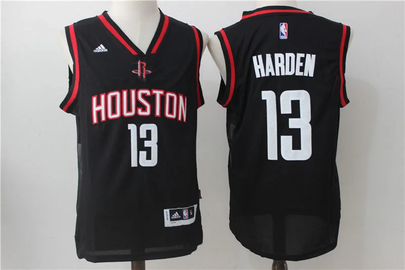 Basketball Jersey With Breathable Fabric-Rockets 13 James Harden Black 2016 Christmas Day Swingman Basketball Jersey