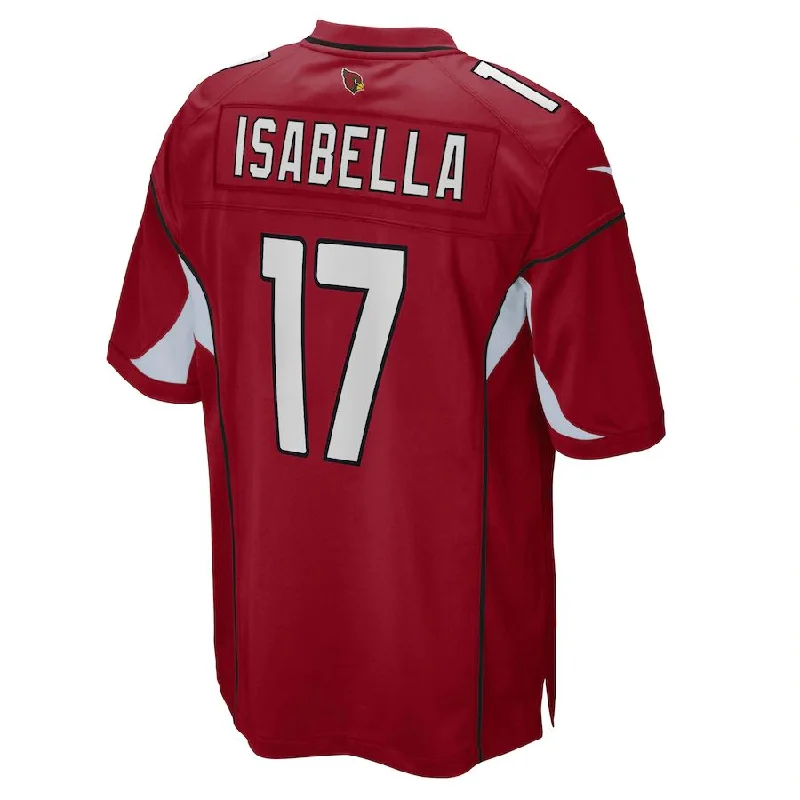 Rugby Jersey For Rainy Days-A.Cardinal #17 Andy Isabella Cardinal Game Player Jersey Stitched American Football Jerseys