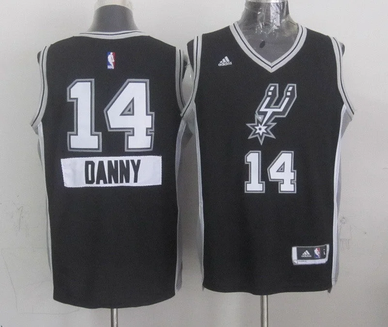 Basketball Jersey For National Teams-Spurs 14 Danny Green Black 2014-15 Christmas Day Swingman Basketball Jerseys