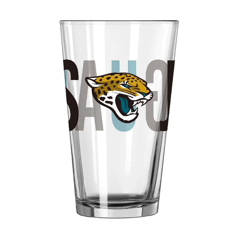 College Team Mug-Jacksonville Jaguars 16oz Overtime Pint Glass