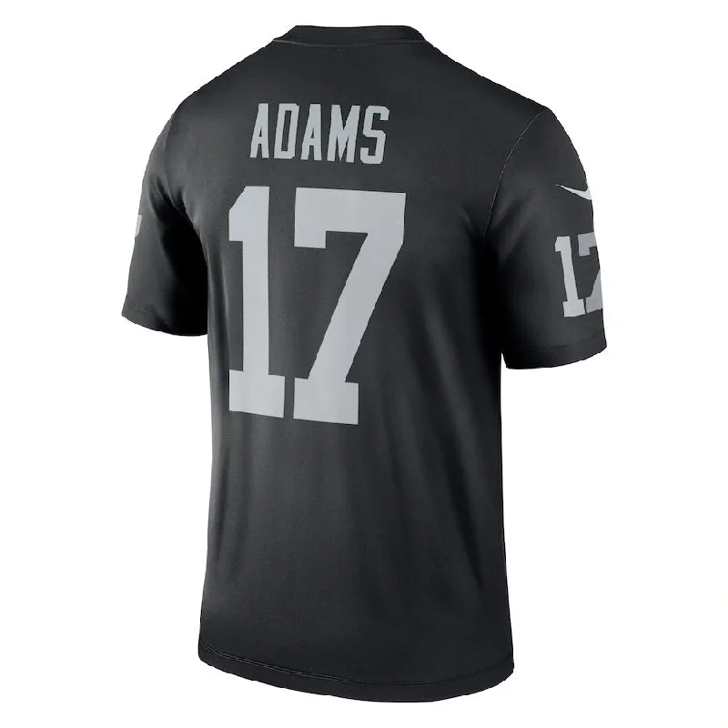 Rugby Jersey For Athletic Trainers-LV. Raiders #17 Davante Adams Black Legend Jersey Stitched American Football Jerseys