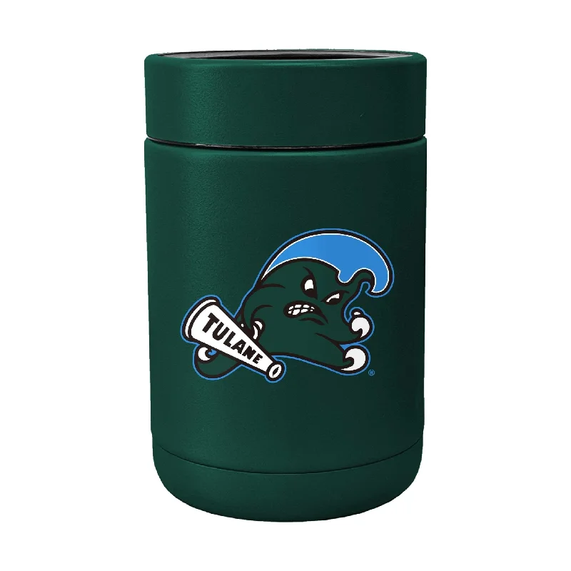 Plastic Team Mug-Tulane Powder Coat Flipside Coolie