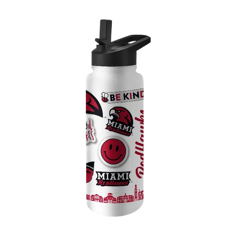 Team Mug With Team Motto-Miami Ohio 34oz Native Quencher Bottle