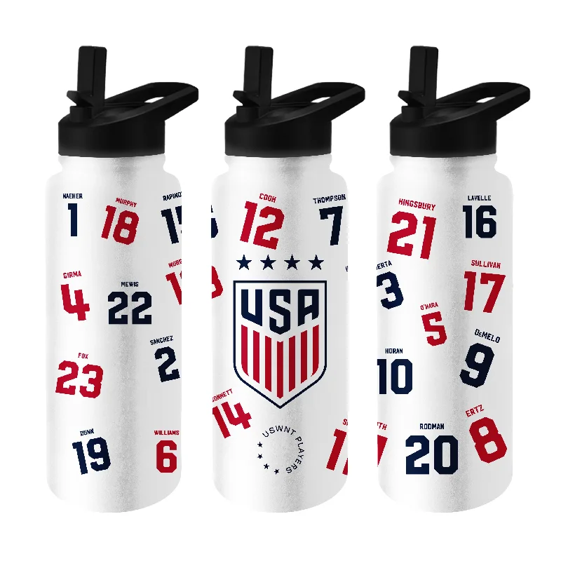 Women’s Team Mug-US Womens Soccer Roster 34oz Quencher Bottle