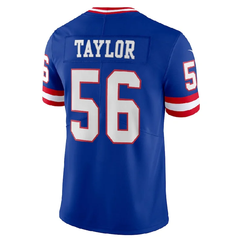 Rugby Jersey For Leagues-NY.Giants #56 Lawrence Taylor Royal Classic Vapor Limited Player Jersey Stitched American Football Jerseys