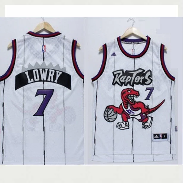 Basketball Jersey For Dynamic Play-Raptors 7 Lowry White New Revolution 30 Basketball Jerseys