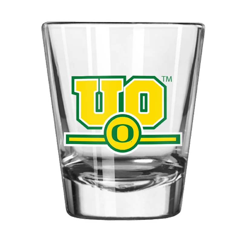 Eco-Friendly Team Mug-Oregon 2oz Letterman Shot Glass