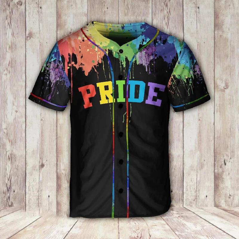 Football Jersey With Logo-Basketball Jersey With Logo-Baseball Jersey With Sublimation Print-Lgbt Color Choice Pride Baseball Shirt, Baseball Jersey for LGBT, Pride LBGT