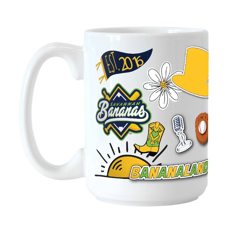 Team Mug With Augmented Reality-Savannah Bananas 15oz Native Sublimated Mug