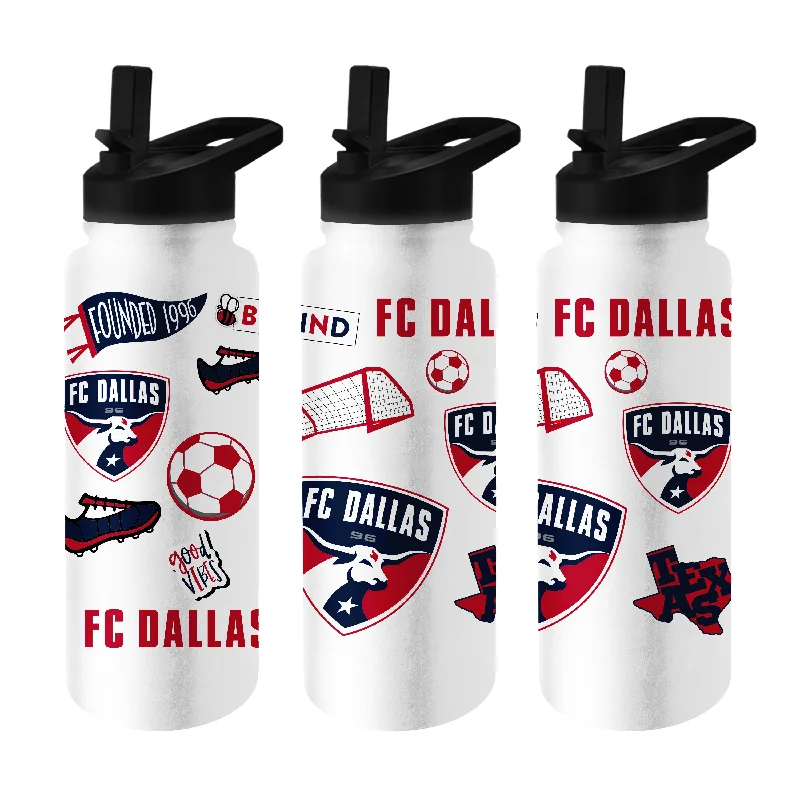 Team Mug With Hand-Painted Artwork-FC Dallas 34oz Native Quencher Bottle