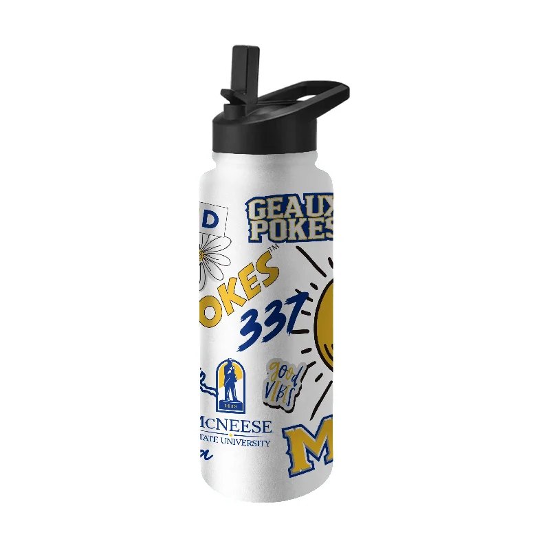 Team Mug With Team Mascot Art-McNeese State 34oz Native Quencher Bottle