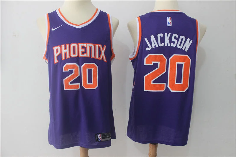 Basketball Jersey With Digital Print-Suns 20 Josh Jackson Purple Swingman Basketball Jersey(Without The Sponsor Logo)