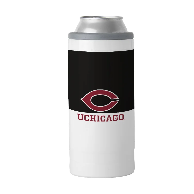 Kids Team Mug-Chicago 12oz Colorblock Slim Can Coolie