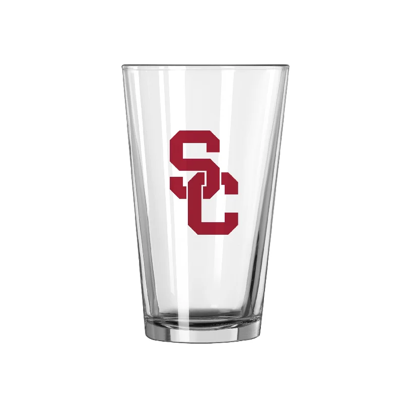 Professional Team Mug-USC 16oz Gameday Pint Glass