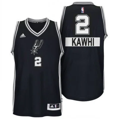 Basketball Jersey Shop-Spurs 2 Kawhi Leonard Black 2014-15 Christmas Day Swingman Basketball Jerseys