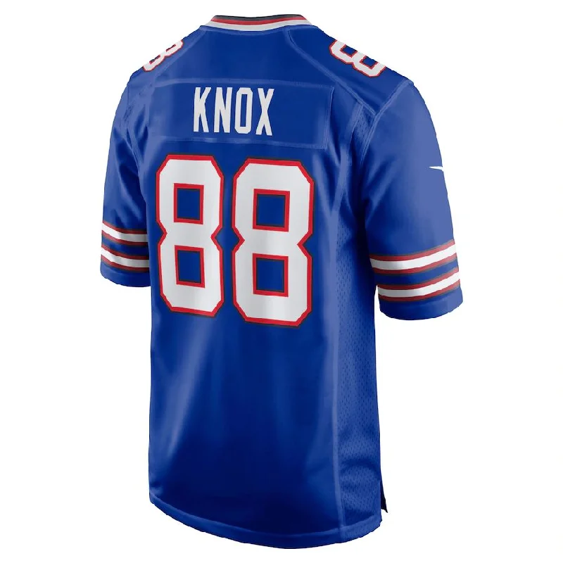 Rugby Jersey For Players-B.Bills #88 Dawson Knox Royal Game Jersey Stitched American Football Jerseys