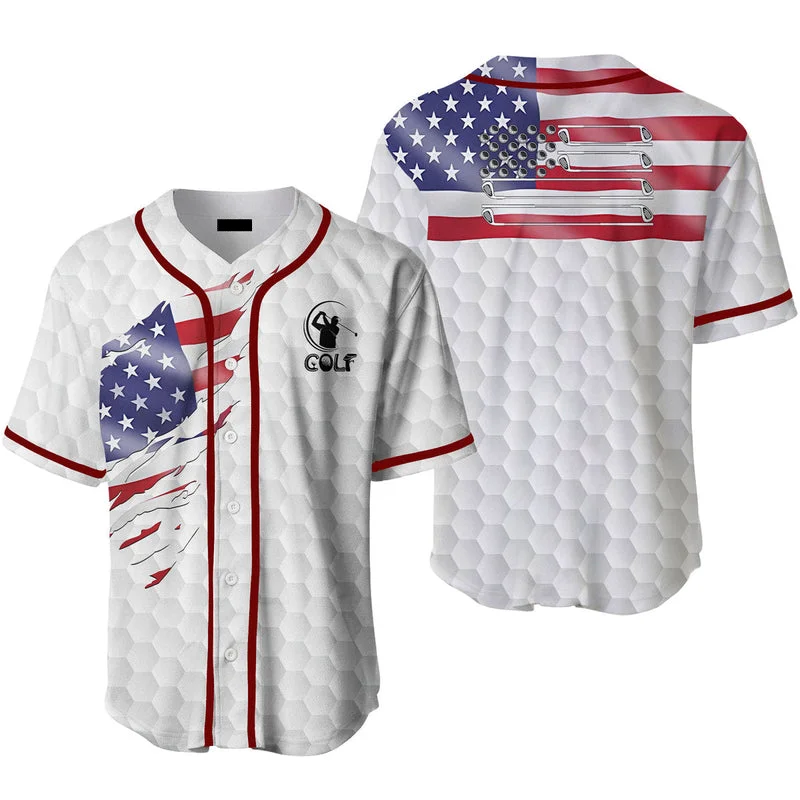 Football Jersey With Team Mascot-Basketball Jersey With Team Mascot-Baseball Jersey For Youth-American Flag Golf Baseball Jersey, Idea Gift for Men & Women