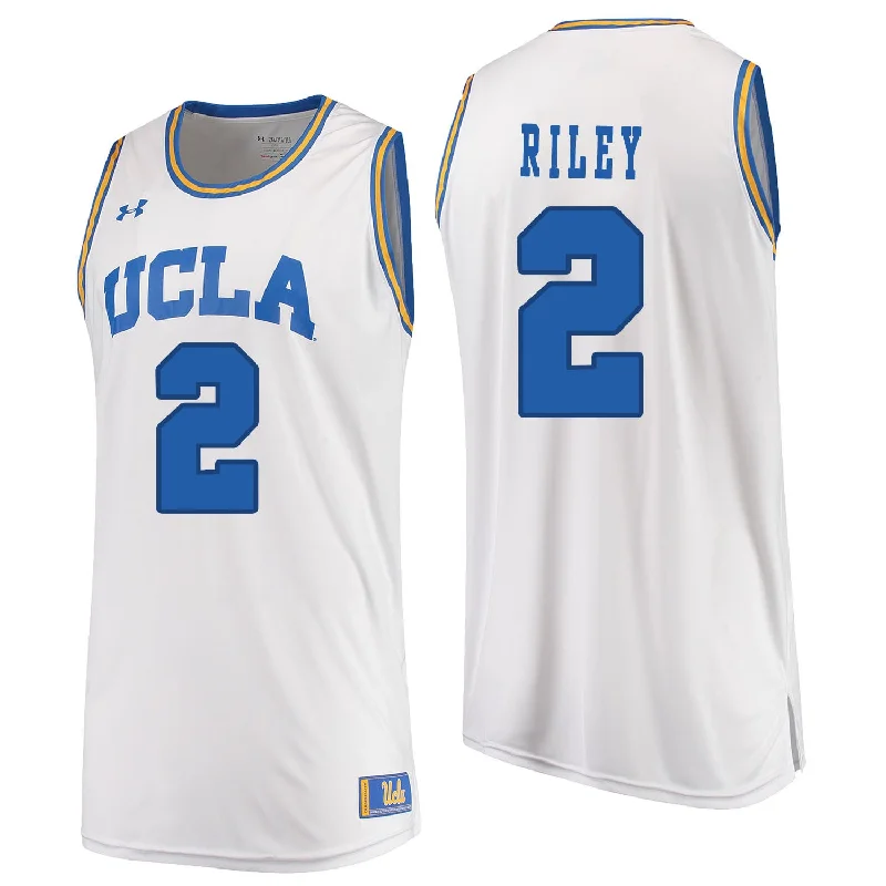 Basketball Jersey For Special Occasions-UCLA Bruins 2 Cody Riley White College Basketball Basketball Jersey