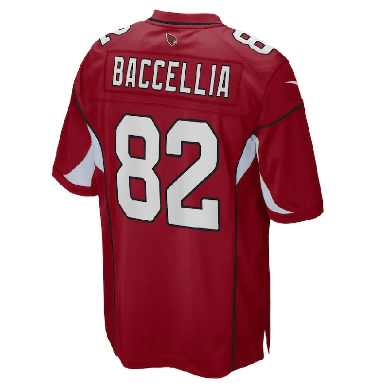 Rugby Jersey With UV Protection-A.Cardinal #82 Andre Baccellia Cardinal Game Jersey Stitched American Football Jerseys