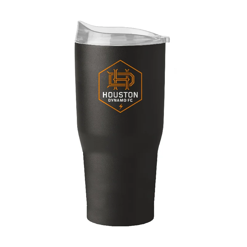 Team Mug With Bold Contrast-Houston Dynamo 30oz Flipside Powder Coat Tumbler