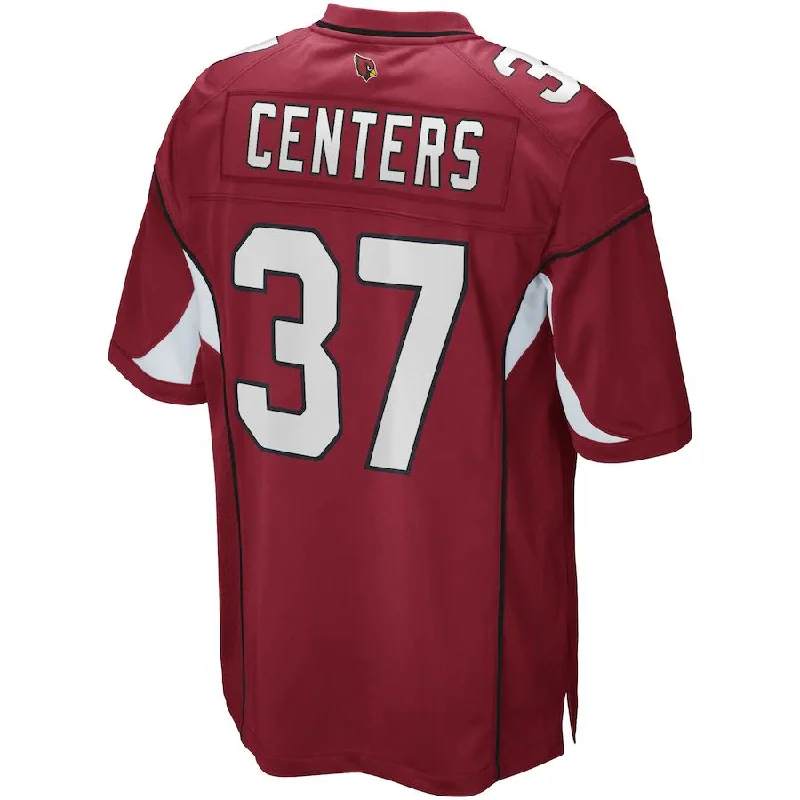 Personalized Rugby Jersey-A.Cardinal #37 Larry Centers Cardinal Game Retired Player Jersey Stitched American Football Jerseys