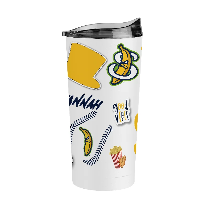 Team Mug For Home-Savannah Bananas 20oz Native Powder Coat Tumbler