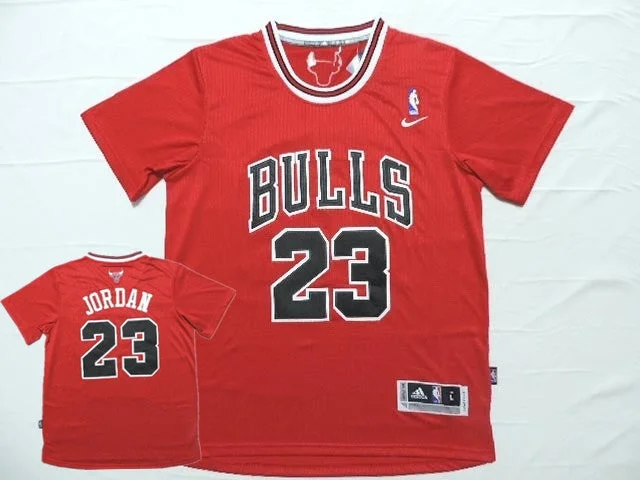 Basketball Jersey For New Players-Bulls 23 Jordan Red 30 Short Sleeve Basketball Jersey