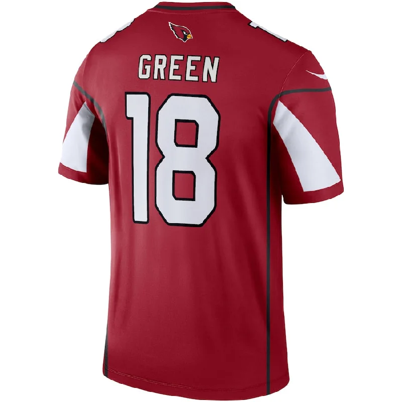 Rugby Jersey For Gym-A.Cardinal #18 A.J. Green Cardinal Legend Jersey Stitched American Football Jerseys