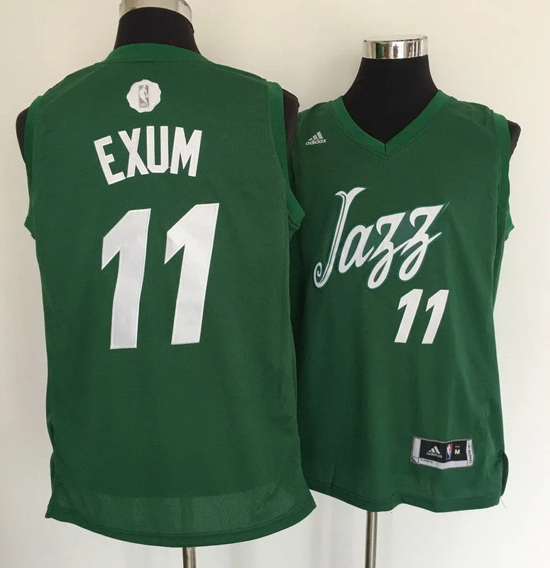 Cheap Basketball Jersey-Jazz 11 Dante Exum Green 2016 Christmas Day Swingman Basketball Jersey