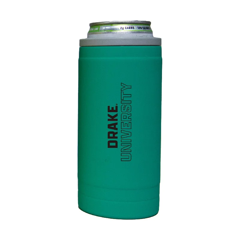 Team Mug With Team Motto-Drake 12oz Optic Stacked Soft Touch Slim Coolie