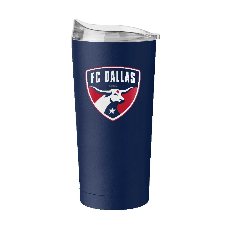 Team Mug With Sports Icons-FC Dallas 20oz Flipside Powder Coat Tumbler