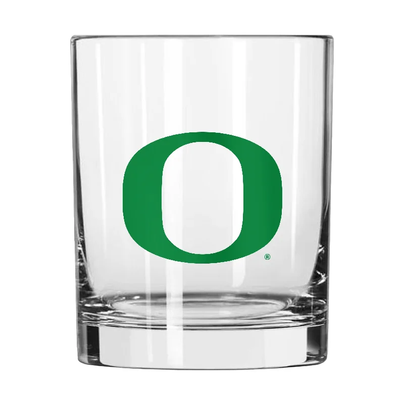 Team Mug With Year-Oregon 14oz Flipside Rocks Glass